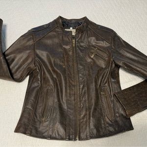 Leather jacket